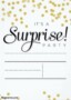 Free Printable Surprise Birthday Invitations Template