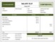 Payment Slip Template Excel