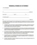 Business Power Of Attorney Template