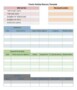 Holiday Itinerary Template Excel