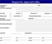 Hiring Request Form Template