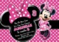Free Minnie Mouse Birthday Invitation Templates