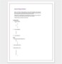 Project Outline Template Microsoft Word