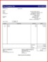 Cash Invoice Template Excel