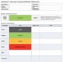 Monthly Status Report Template Project Management
