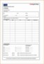 Sign Off Sheet Template Excel