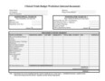 Clinical Research Budget Template