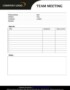 Team Meeting Agenda Template Word