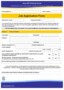 Employment Application Forms Templates