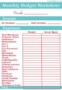 Simple Family Budget Template