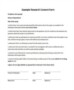 Consent Form Template For Research Study