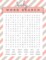 Baby Shower Word Search Template
