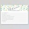 Baby Shower Advice Cards Template