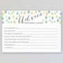 Baby Shower Advice Cards Template