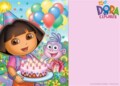 Dora Invitation Template Free