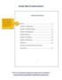 Download Table Of Contents Template Word 2010