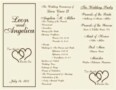 Wedding Ceremony Order Of Service Template Free