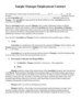 Draft Contract Of Employment Template