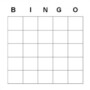 Blank Bingo Template Word