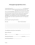 Photographer Copyright Release Form Template