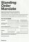 Standing Order Mandate Form Template