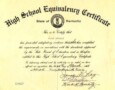 Printable Ged Certificate Template