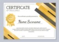 Free Printable Certificate Of Excellence Template