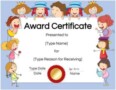 Kid Certificate Templates Free Printable