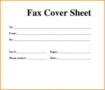 Printable Fax Cover Sheet Template Word 2007