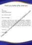 Job Interview Thank You Note Templates
