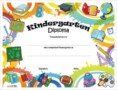 Kindergarten Diploma Certificates