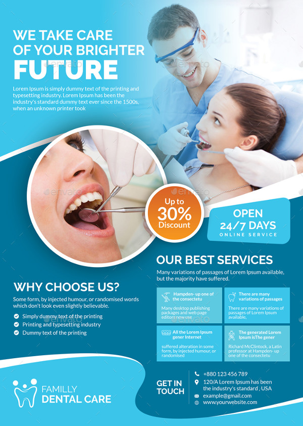 By summertime, recruiters often take the time off at taking in applicants due to the season. Dental Flyer Template 37 Free Premium Download