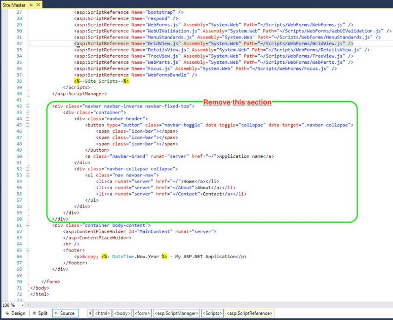 Bootstrap Master Page Asp Net Template - BestTemplatess - BestTemplatess
