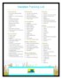 Travel Checklist Samples