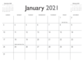 Illustrator Calendar Template