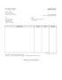 Hourly Service Invoice Templates