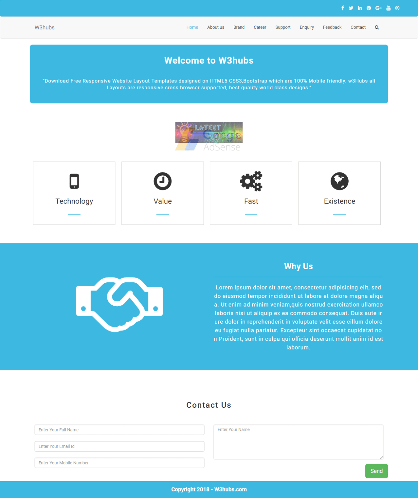 Responsive Website Templates Free Download Html With Css ...