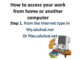 Access Your Work Computer From Home