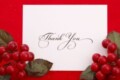 Christmas Thank You Card