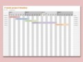 Create A Project Timeline In Excel