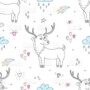 Free Cute Deer Drawing Template
