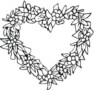 Free Printable Heart Sketch Cute Drawing