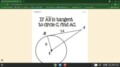 How To Find Tangent Of A Circle