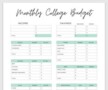 Personal Budget Planning Worksheet