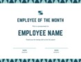 Sample Employee Of The Month Letter