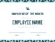 Sample Employee Of The Month Letter