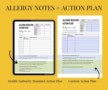 Anaphylaxis Action Plan Template